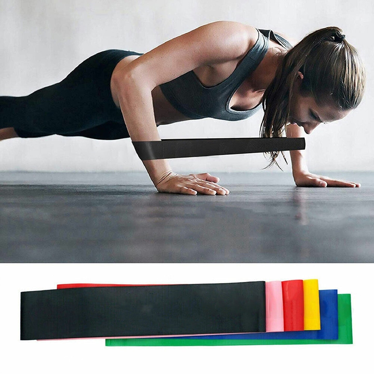 6pcs Mini Loop Resistance Bands Crossfit Fitness Strength Exercise