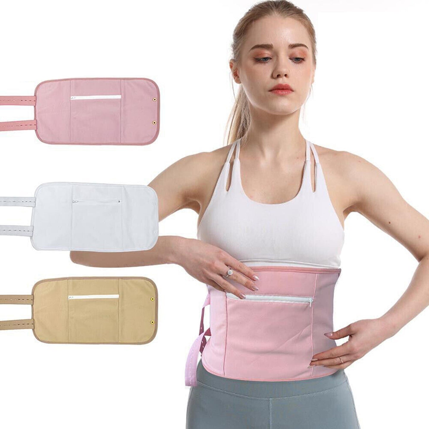 Reusable Castor Oil Pack Kit Compress Wrap Belt Toxin Inflammation Remover