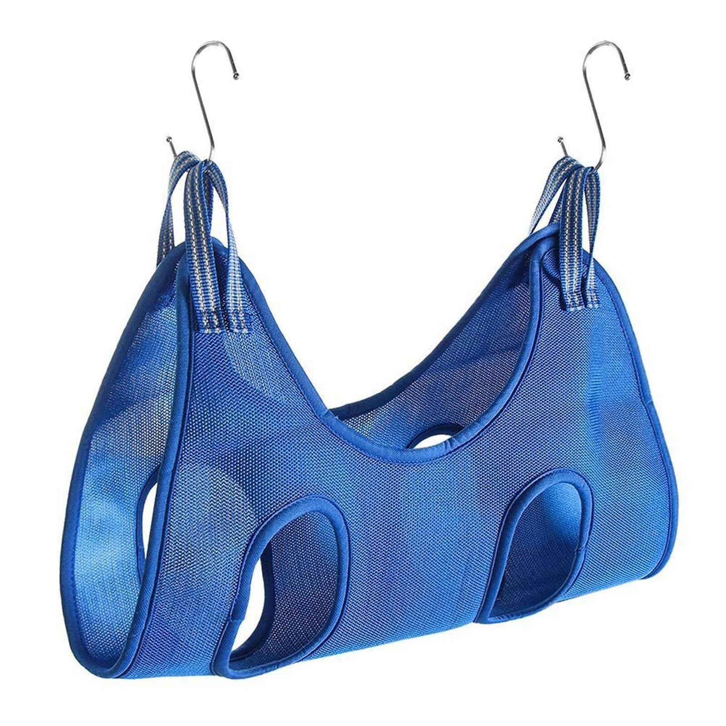 Blue Pet Grooming Hammock Sling Dog and Cat Bathing Nail Care Bag
