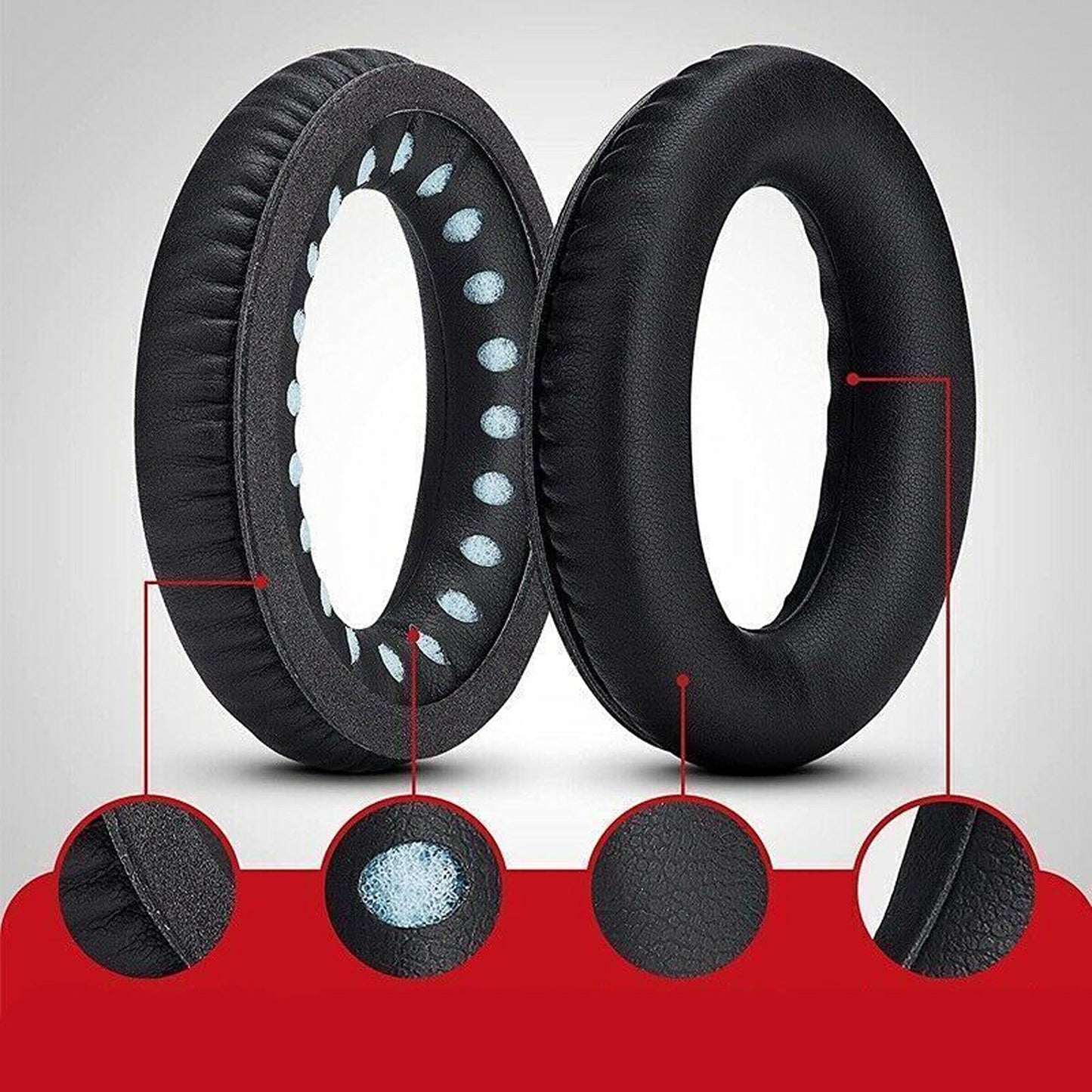 For Bose Quiet Comfort Headphone Cushions Replacement Ear Pads QC35 QC25 AE2