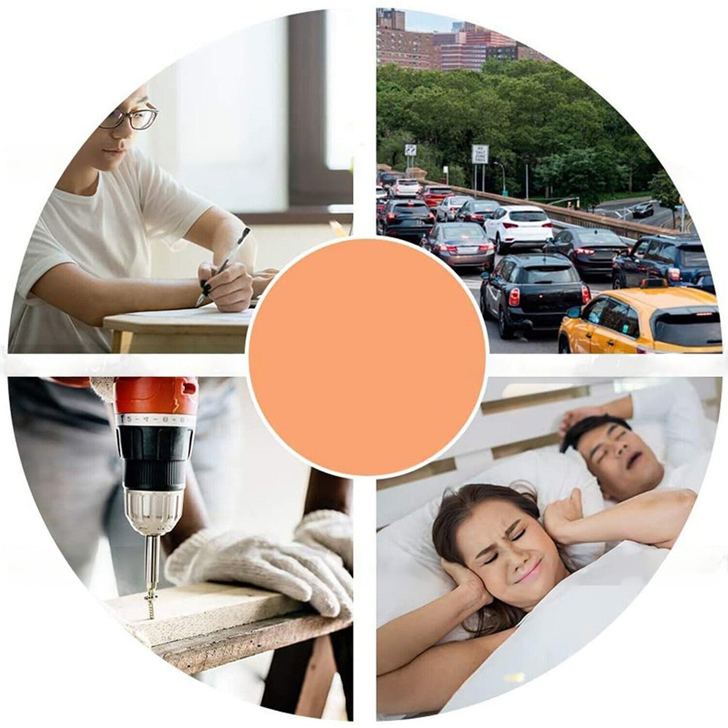 Disposable Foam Earplugs Noise Cancelling for Sleep and Snore
