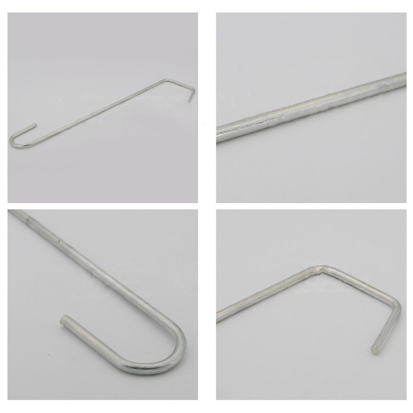 Heavy Duty 150 x 5mm Steel Garden Hanging S Hook for Clothes Pan
