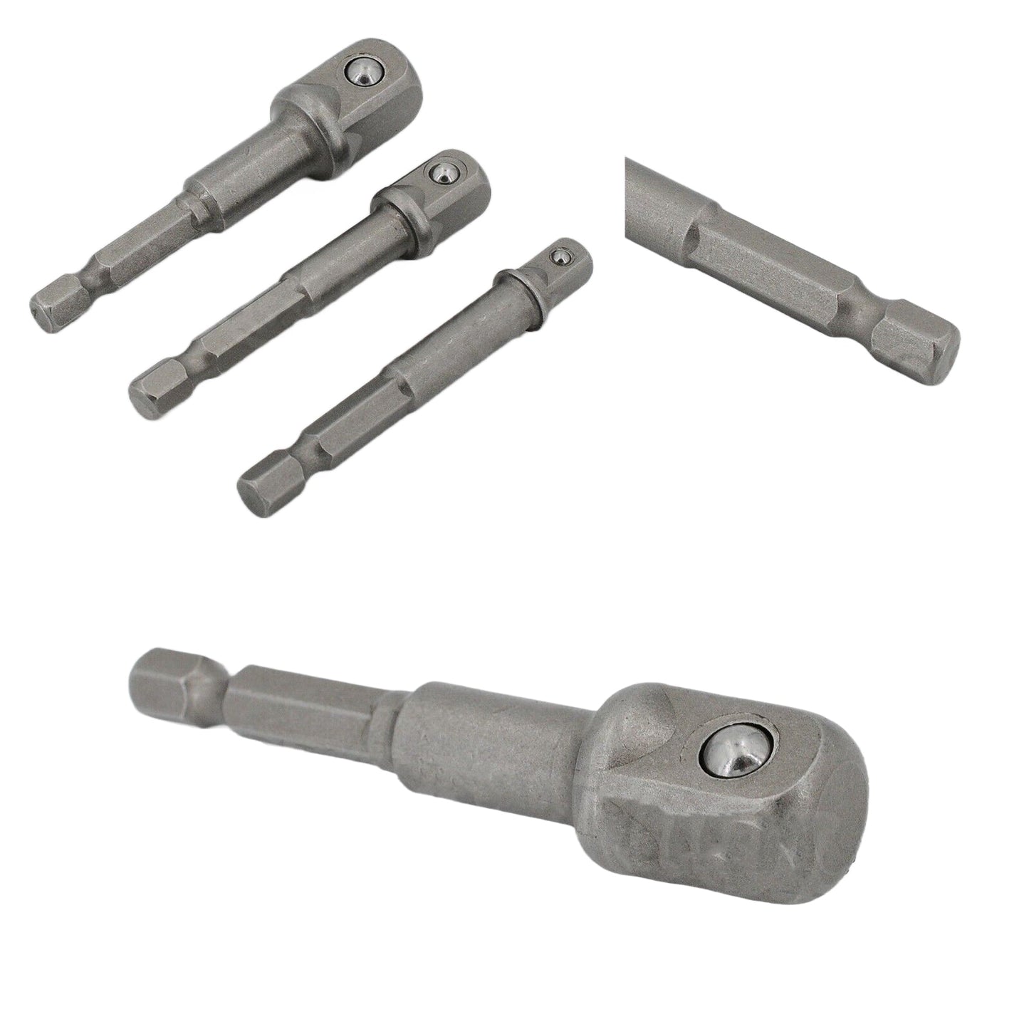 Magnetic Nut Driver Set Socket Power Tool Drill Bit Adapter