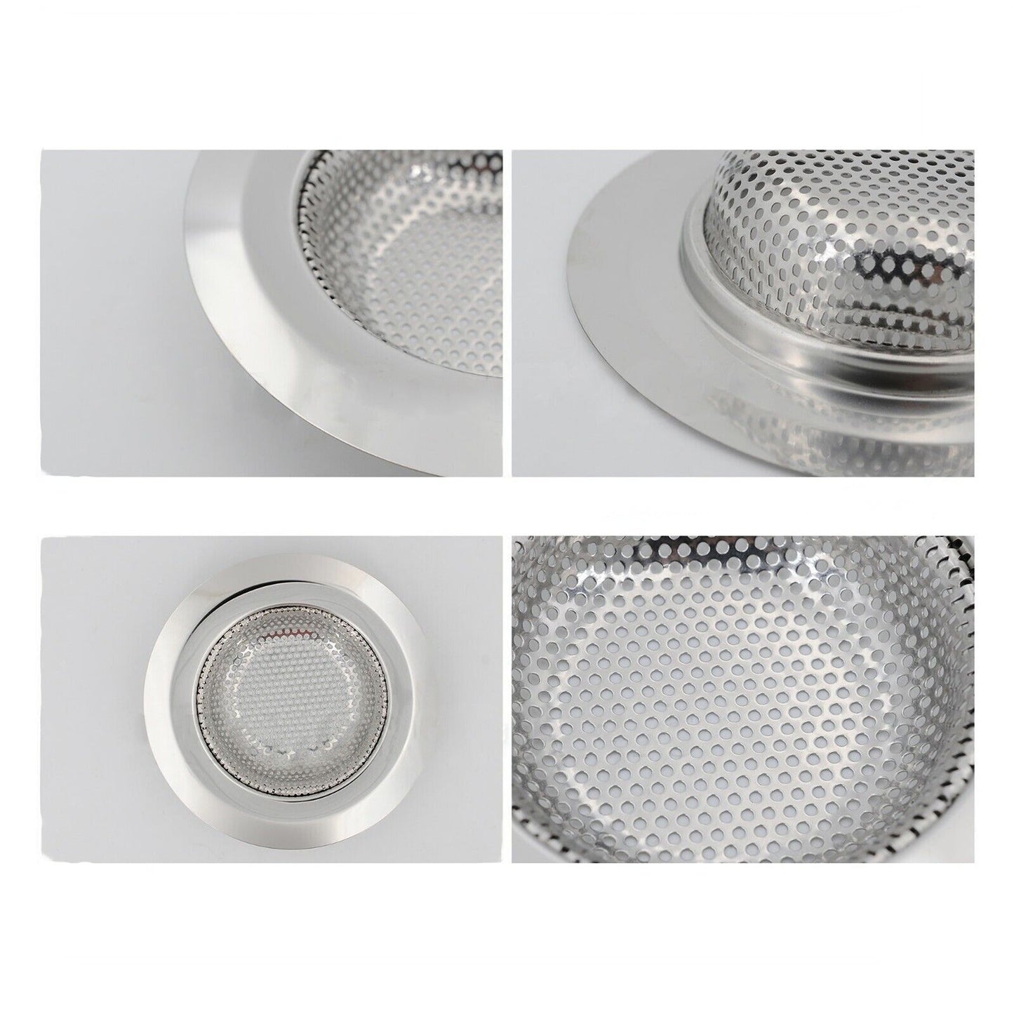 Kitchen Stainless Steel Sink Strainer Drain Stopper Waste Plug Filter