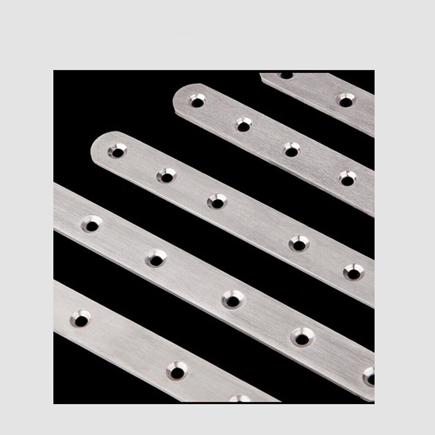 10pcs Stainless Steel Flat Straight Brace for Repair and Protection