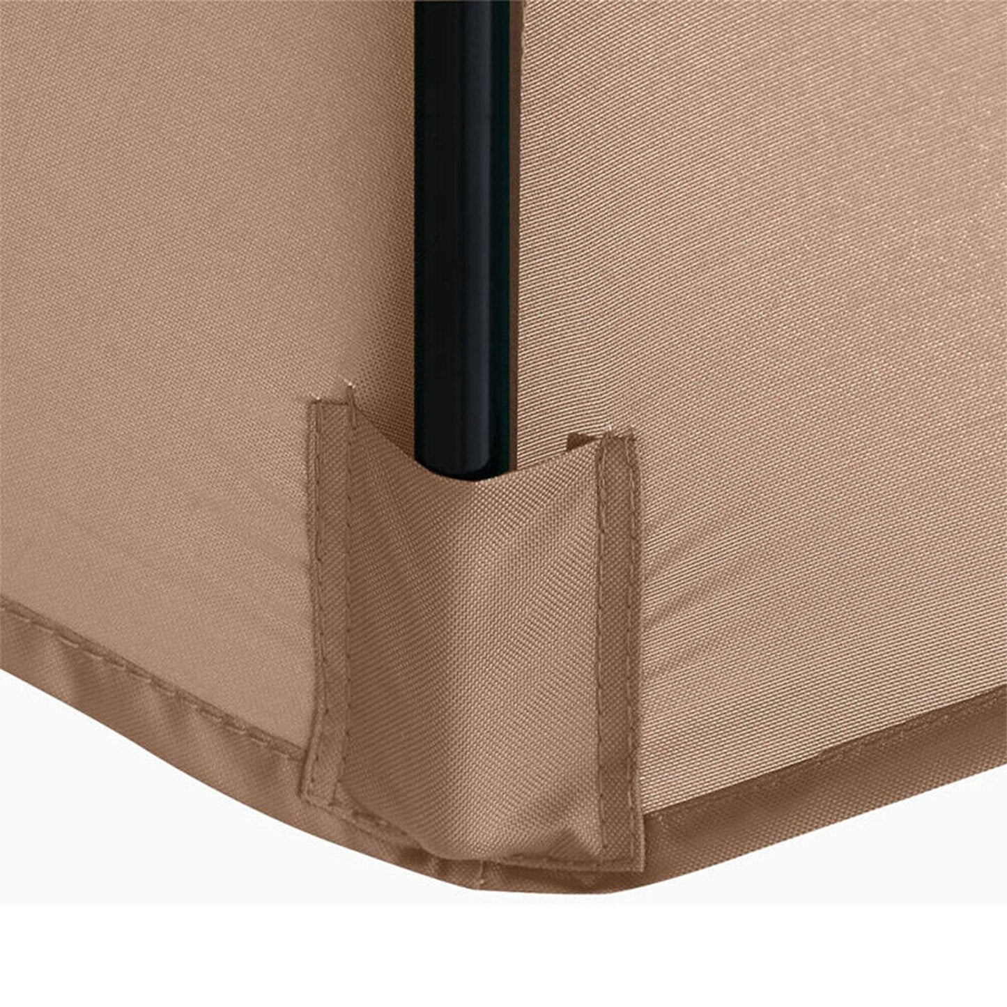Khaki Replacement Fabric Canopy for Garden Umbrella - 6 or 8 Arms