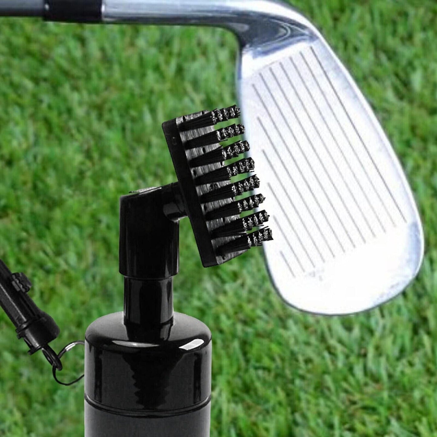 Golf Club Cleaner with Built-in Water Spray Brush and Groove Cleaner