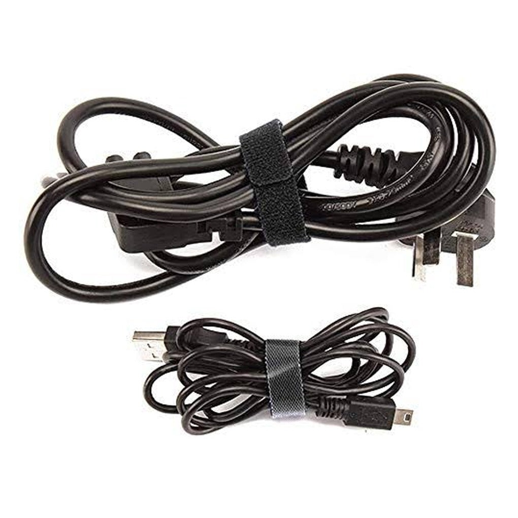 100pcs Nylon Reusable Cable Tie Hook and Loop Strap Cord Organizer