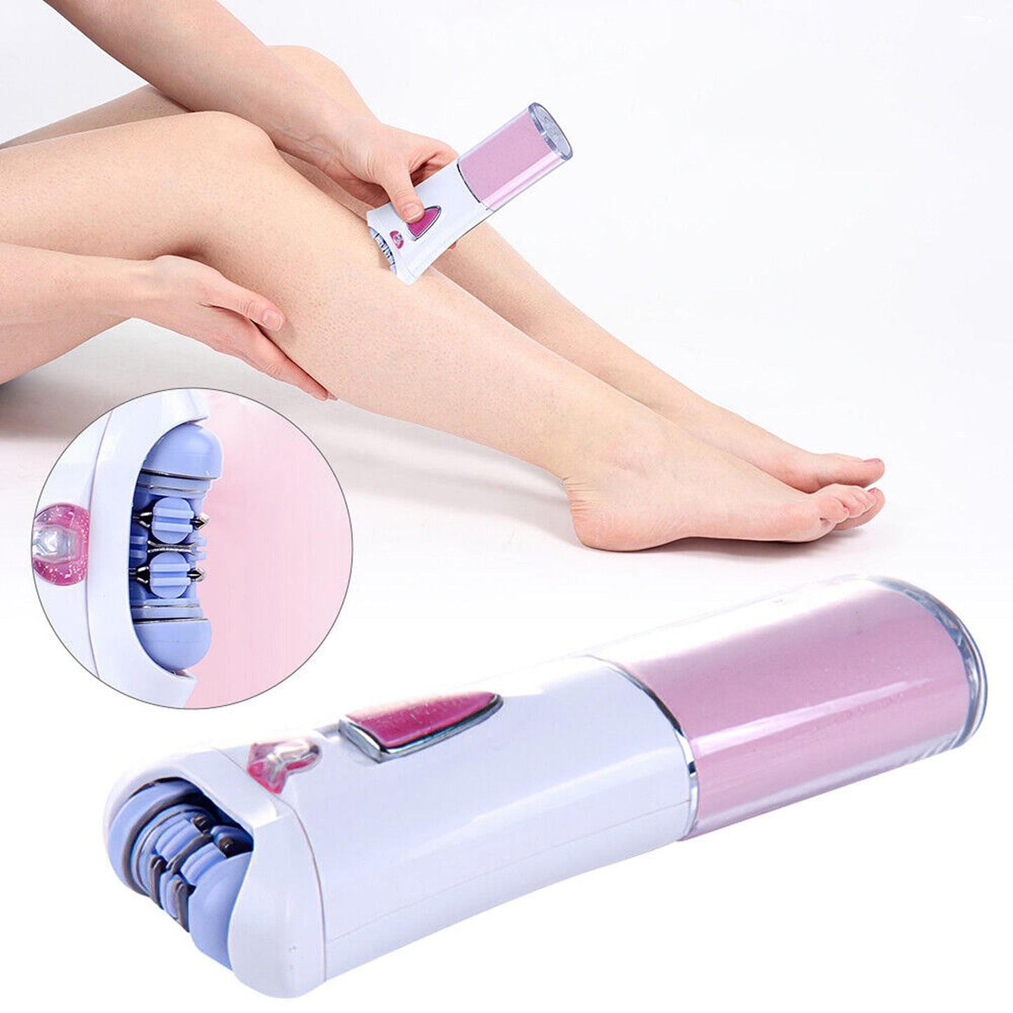 Smooth Glide Epilator for Women Face and Body Hair Removal