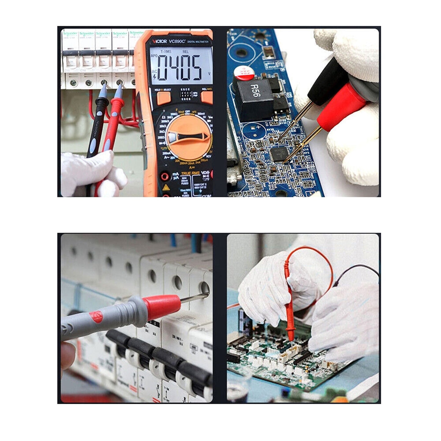 1000V Digital Multimeter Multi Meter Test Lead Probe Pen Cable