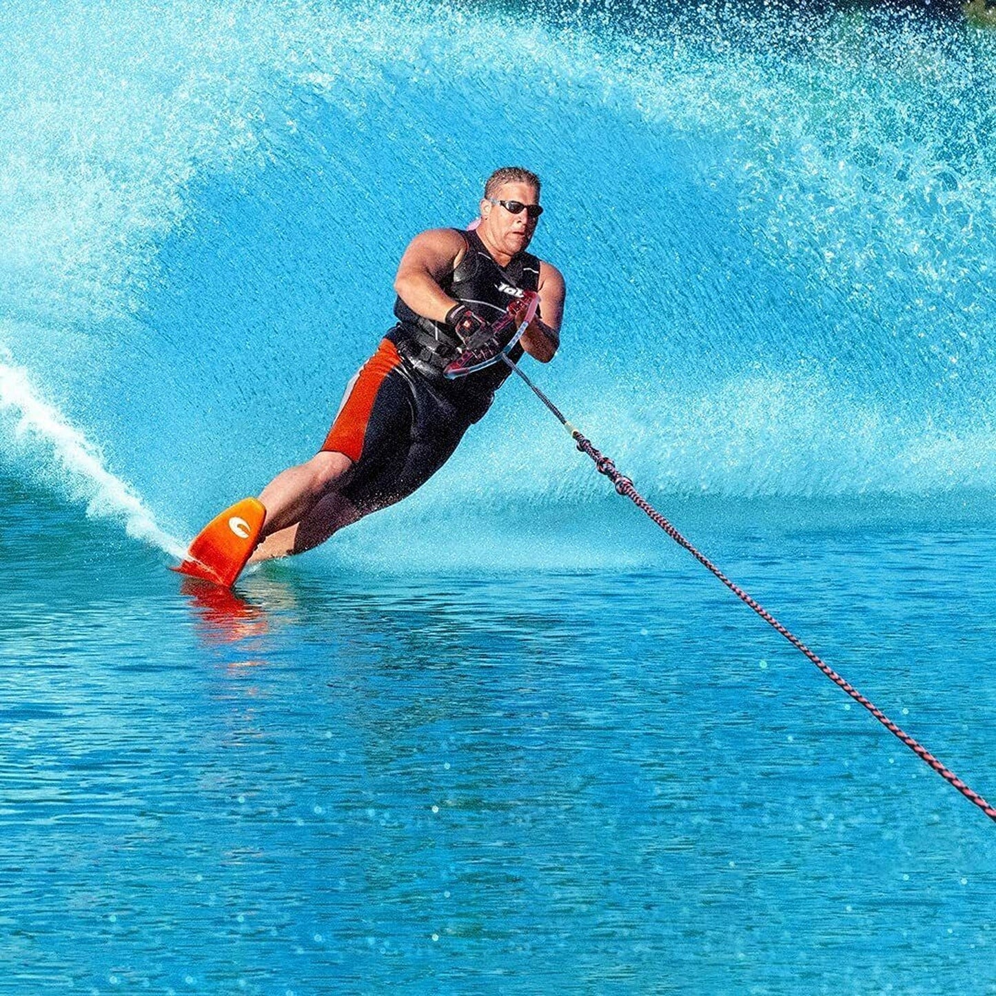 Double Handle Professional Watersports Water Skiing Line Rope 75ft