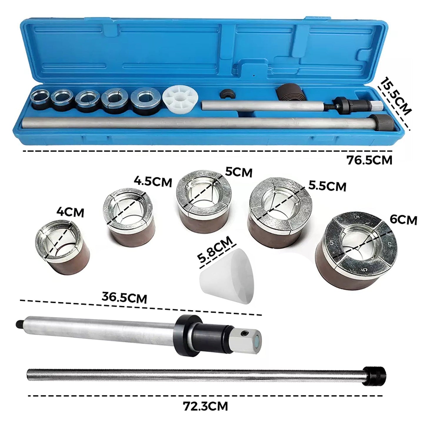 Camshaft Bearing Installation and Removal Tool Set Comprehensive Kit