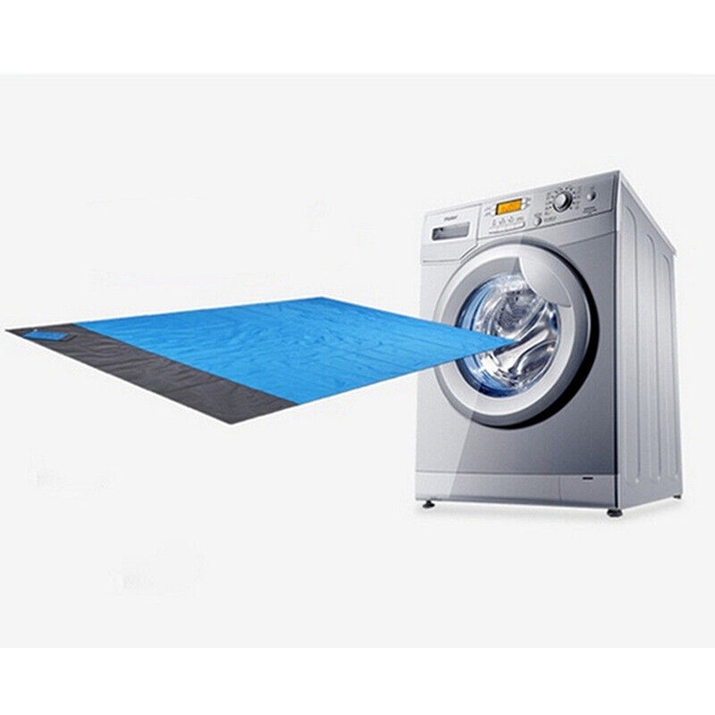 Blue Sand Free Beach Mat Waterproof Portable Outdoor Picnic Blanket