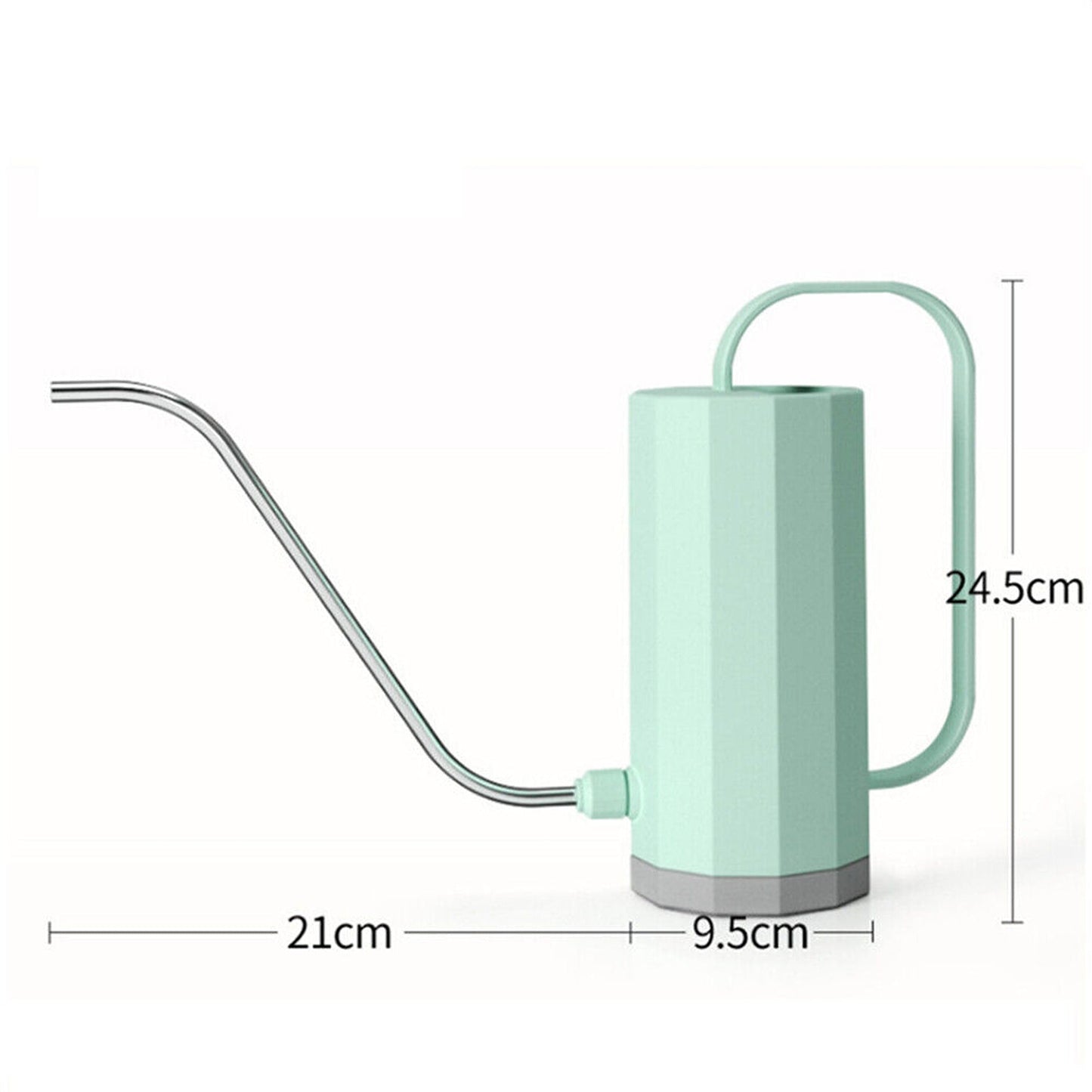 1000ml Curved Mouth Stainless Steel Watering Can Flower Pot
