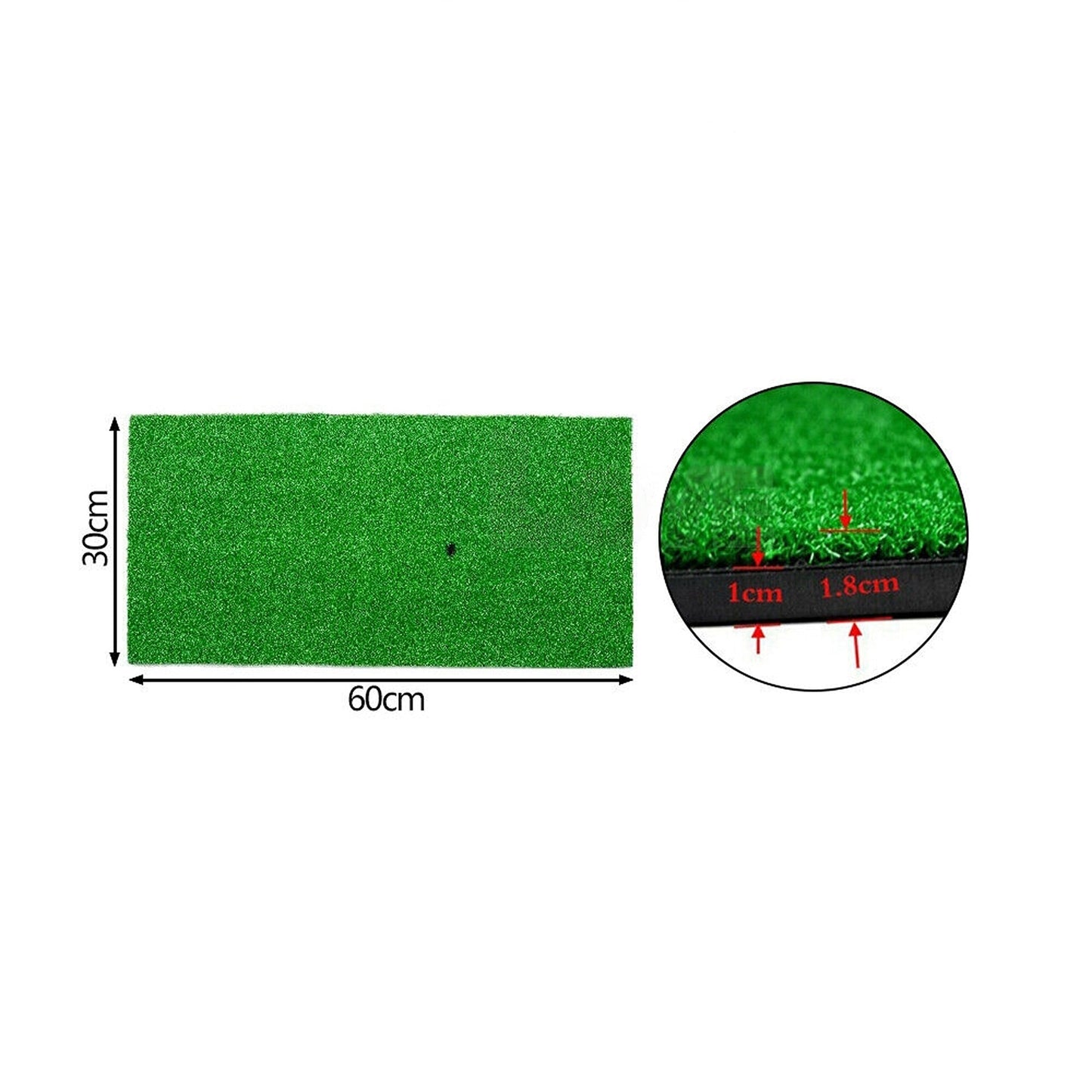 Artificial Grass Golf Swing Practice Mat Training Aid