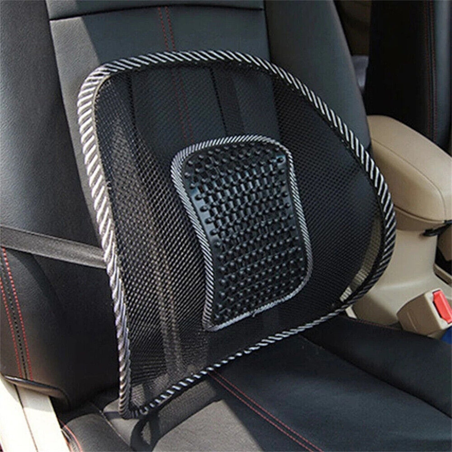2pcs Mesh Lumbar Support Back Rest for Office Chairs and Car Seats
