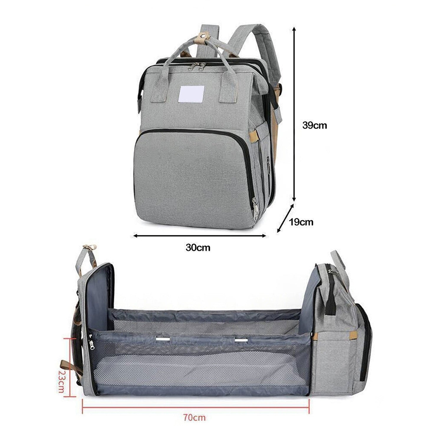 Deluxe Mummy Maternity Nappy Backpack Multifunctional Baby Diaper Bag