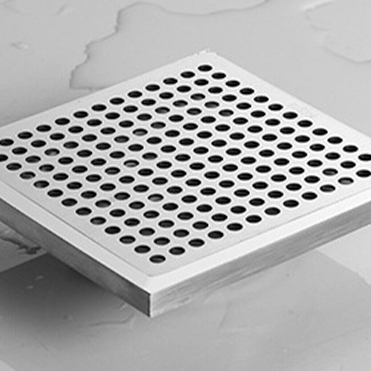 Square Shower Drain Cover Stainless Steel Hair Catcher