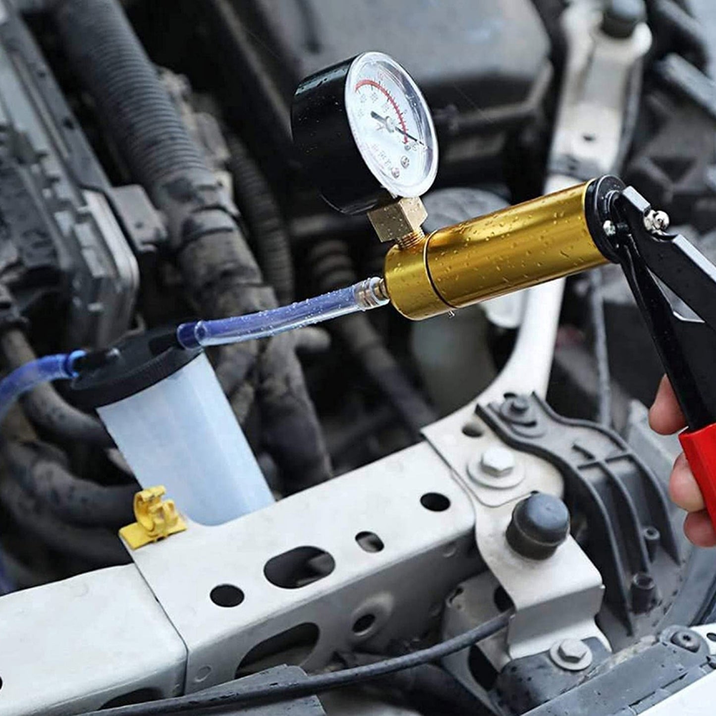 Handheld Brake Bleeding Vacuum Pump Kit for Motorbike and Car Testing