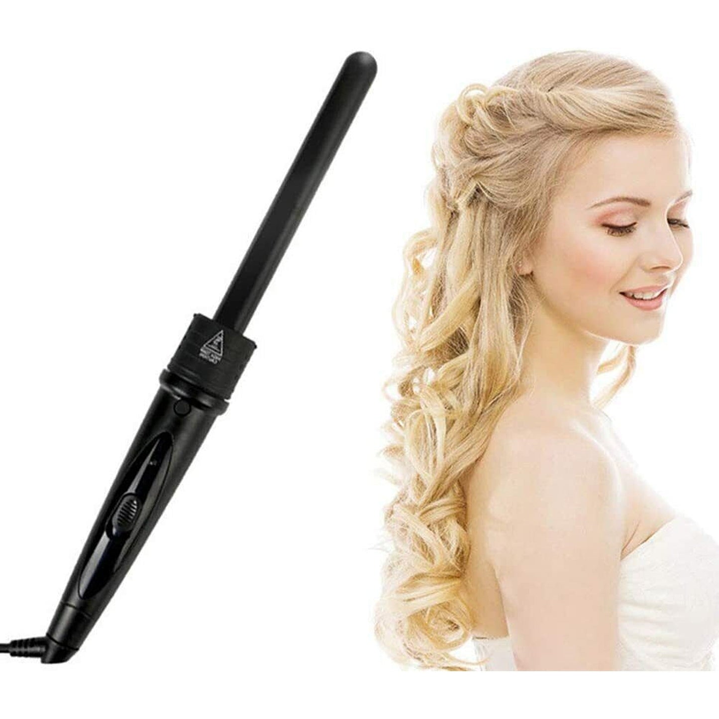 Ceramic Curling Iron Set 5-in-1 Interchangeable Wands for Styling