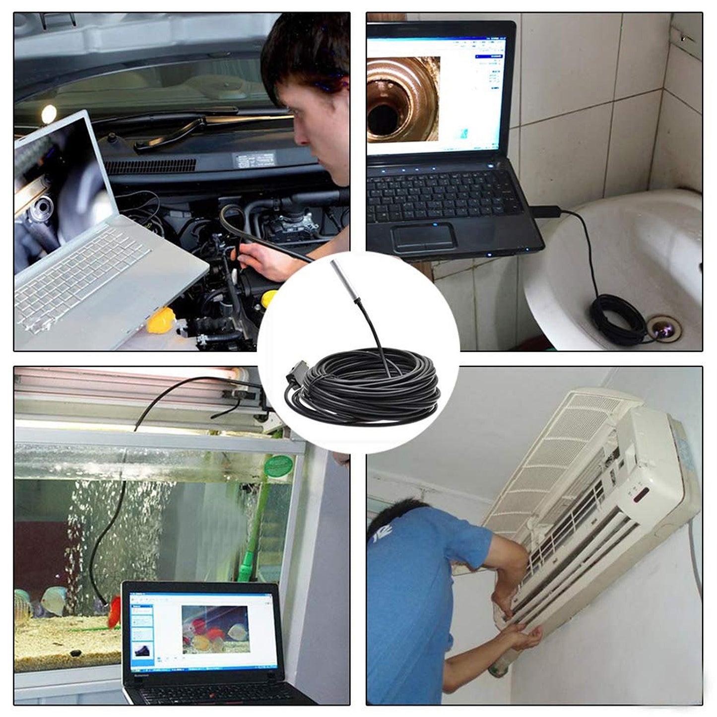 USB Type-C HD Endoscope for Android Waterproof Borescope Camera