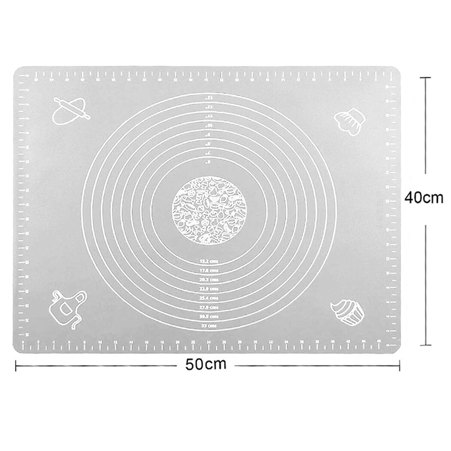 Silicone Baking Mat for Oven Use Non-Stick Pastry Rolling Sheet