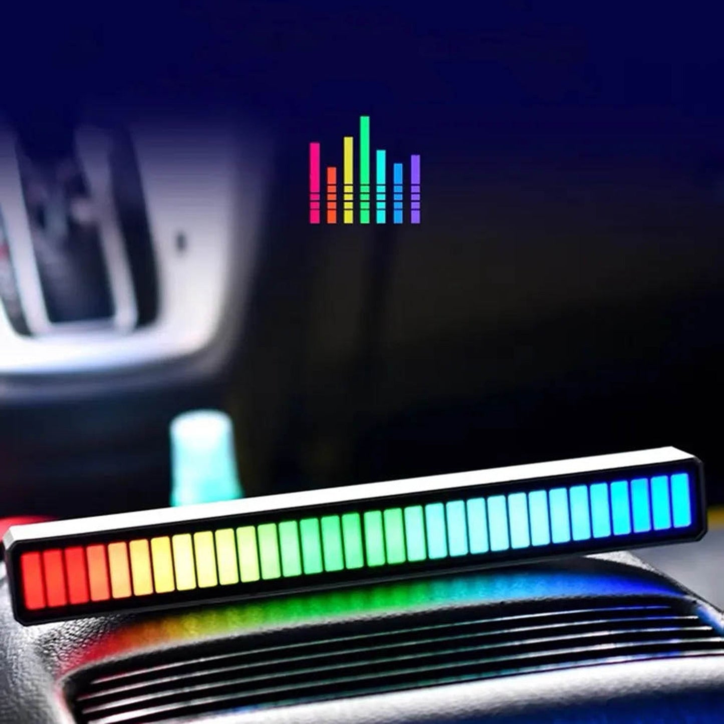 RGB Sound Activated Music Rhythm LED Ambient Light Bar