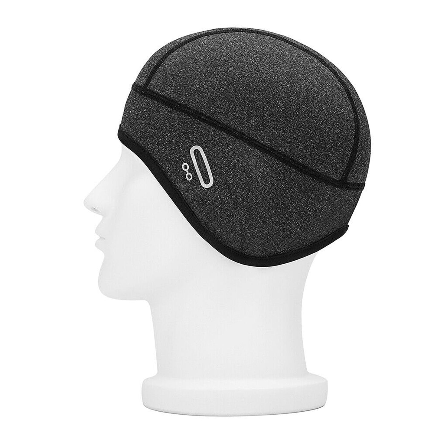Men Fleece Ear Protection Winter Cap with Glasses Hole for Outdoor Cycling