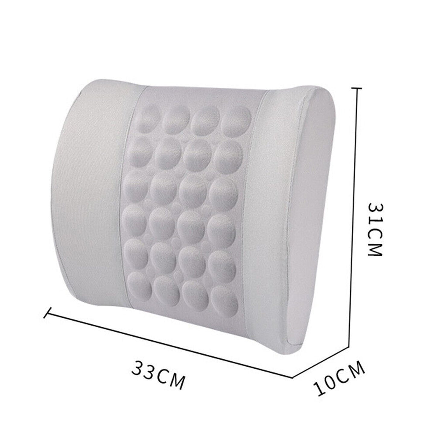 Lumbar Back Support Car Seat Massage Cushion Back Pillow
