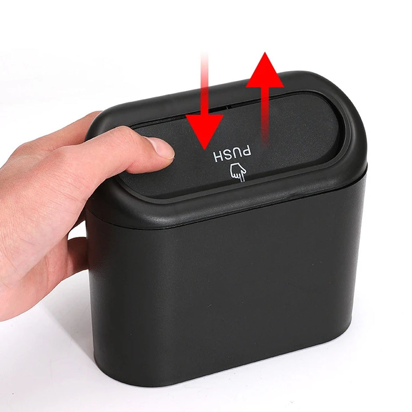 Car Trash Can Auto Rubbish Dustbin Garbage Box Case Holder