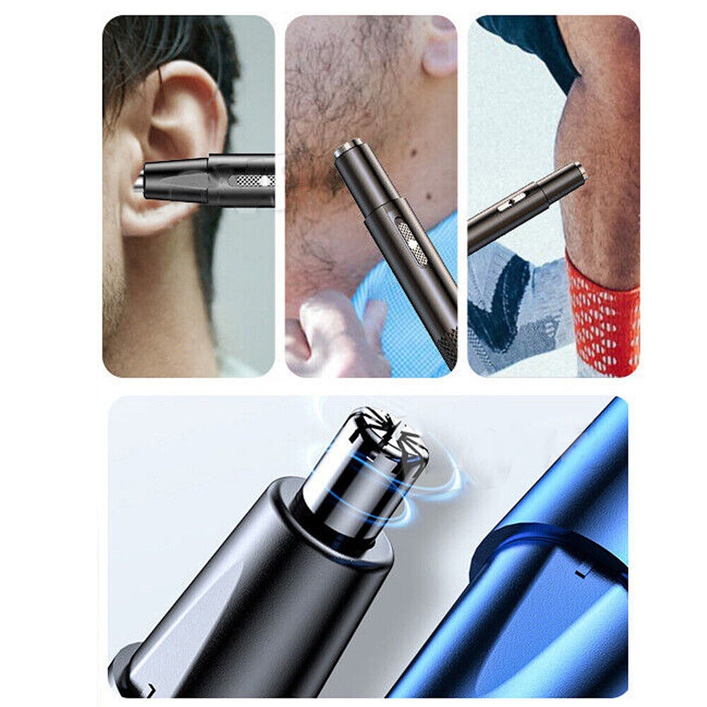 Rechargeable Trimmer Nose Ear Hair Remover For Men USB