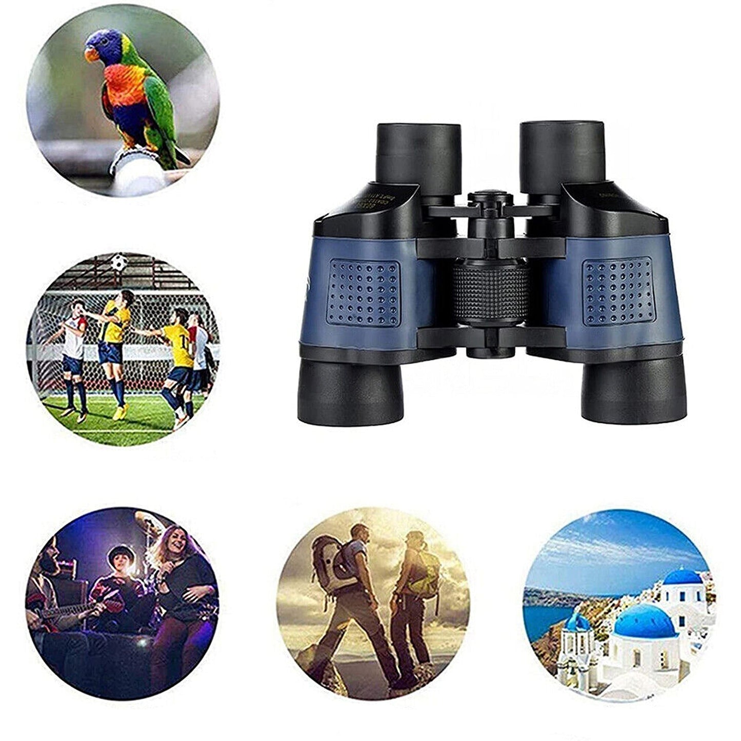 Night Vision HD Marine Binoculars for Hunting Wide Field with Coordinate