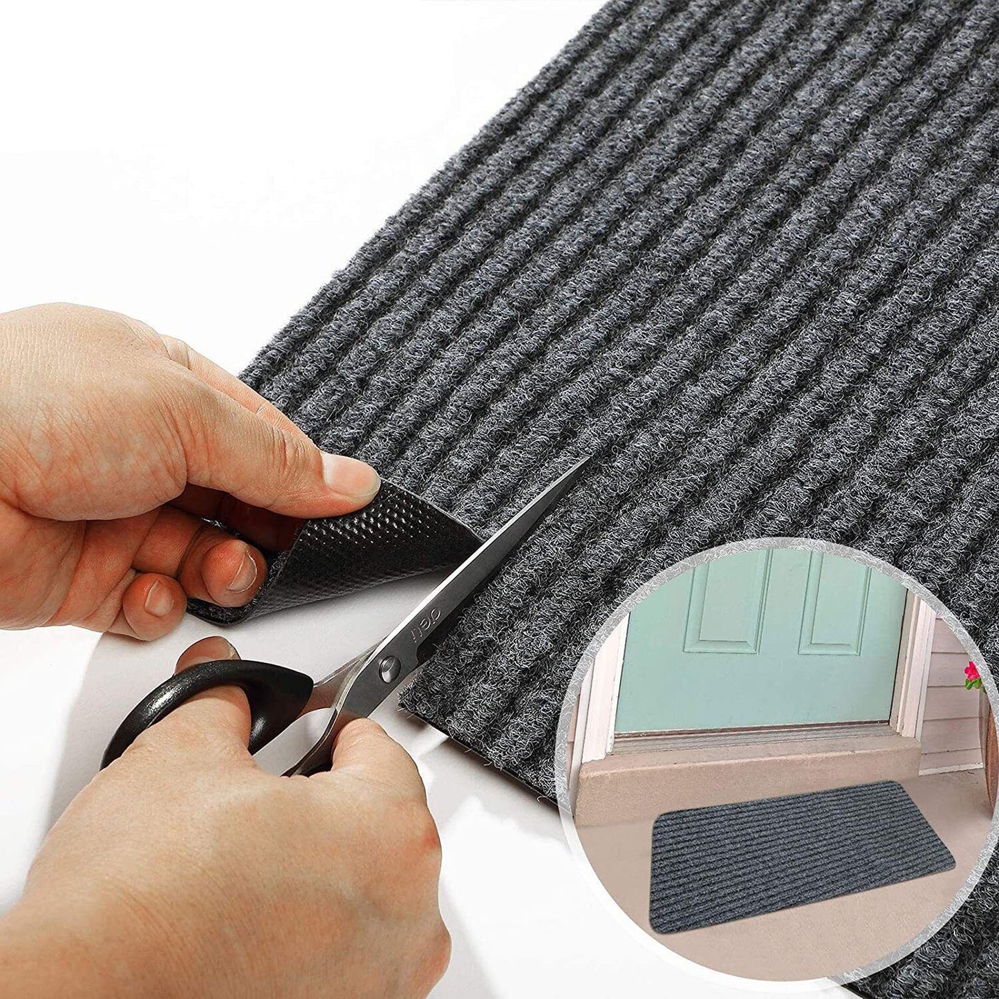 Non Slip Rubber Door Entrance Mat Kitchen Hallway Runner Rug