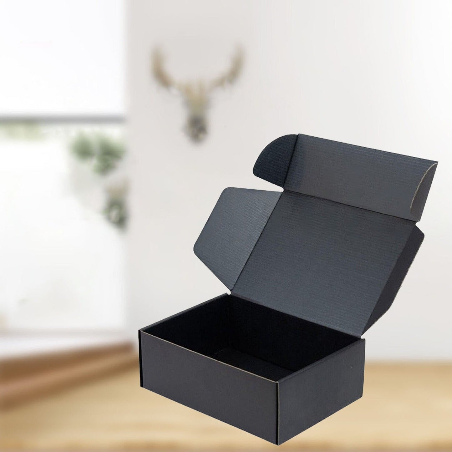 Deluxe Black A4 Tuck Mailing Box for Gifts and Packaging