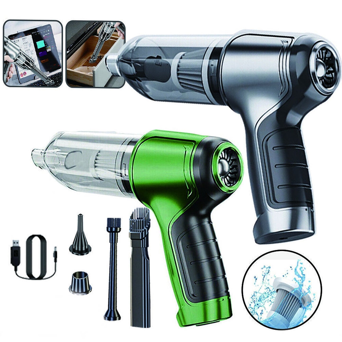 Mini Cordless Handheld Vacuum Cleaner for Home and Car