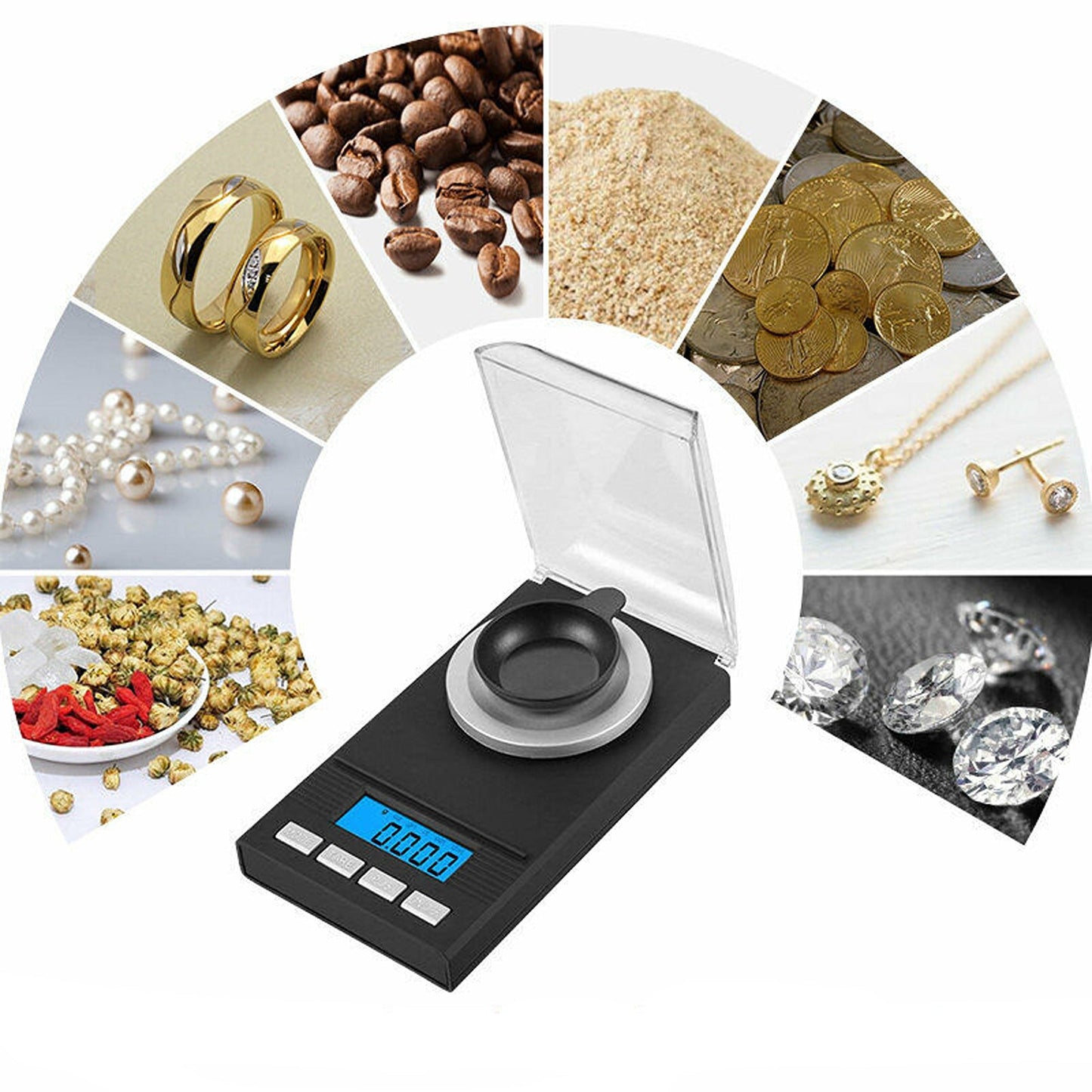 Mini Digital Jewelry Scales for Gold and Diamonds