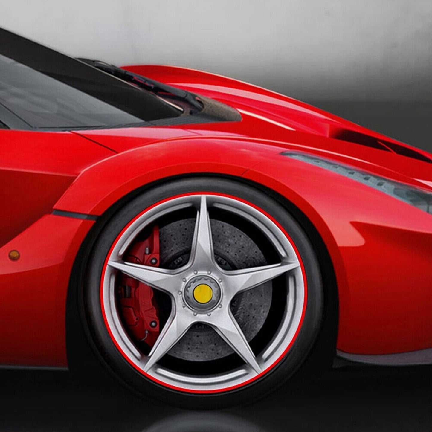Decorative Wheel Rim Protector for Cars 8m Rubber Moulding