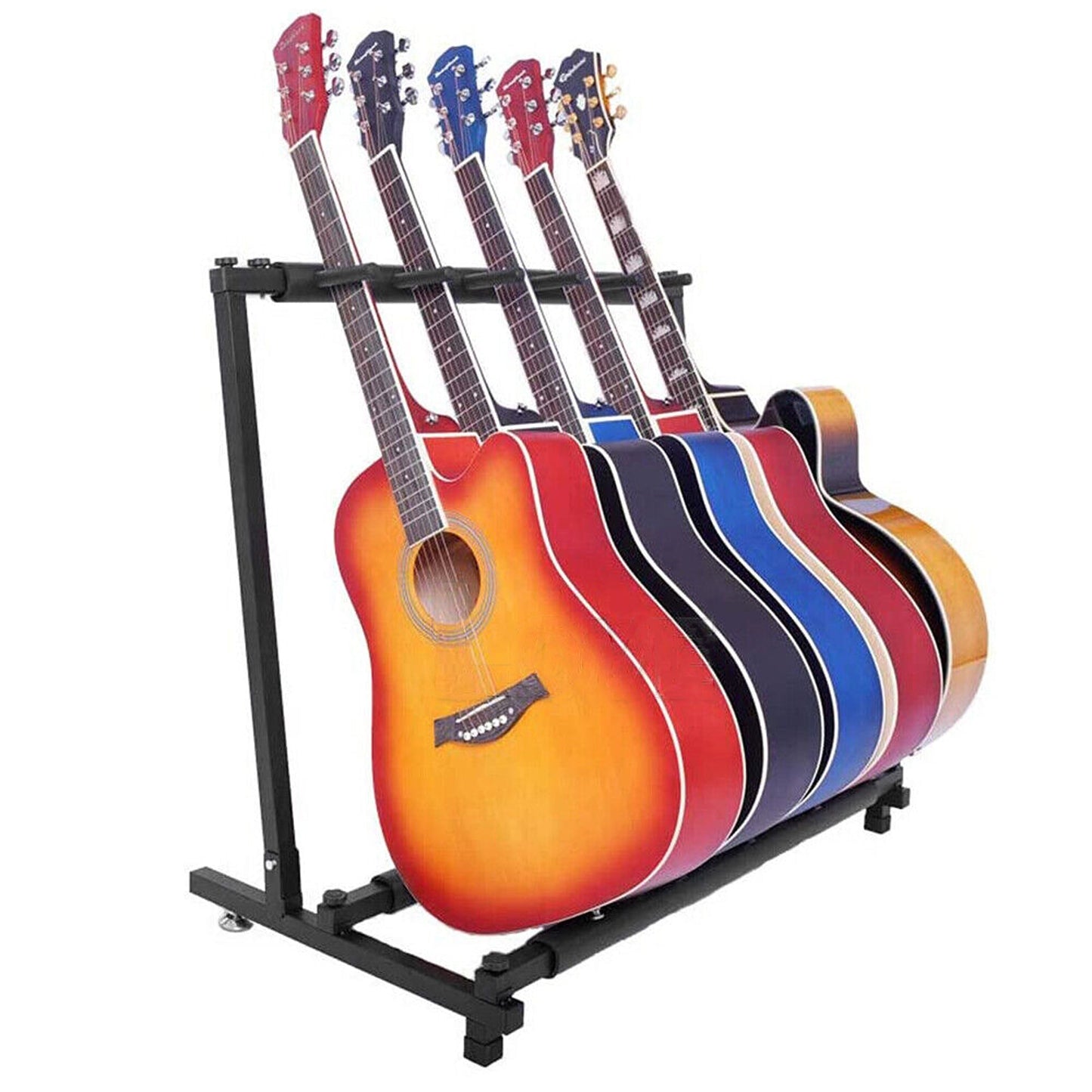 For 5 Guitars Guitar Stand Storage Rack Metal