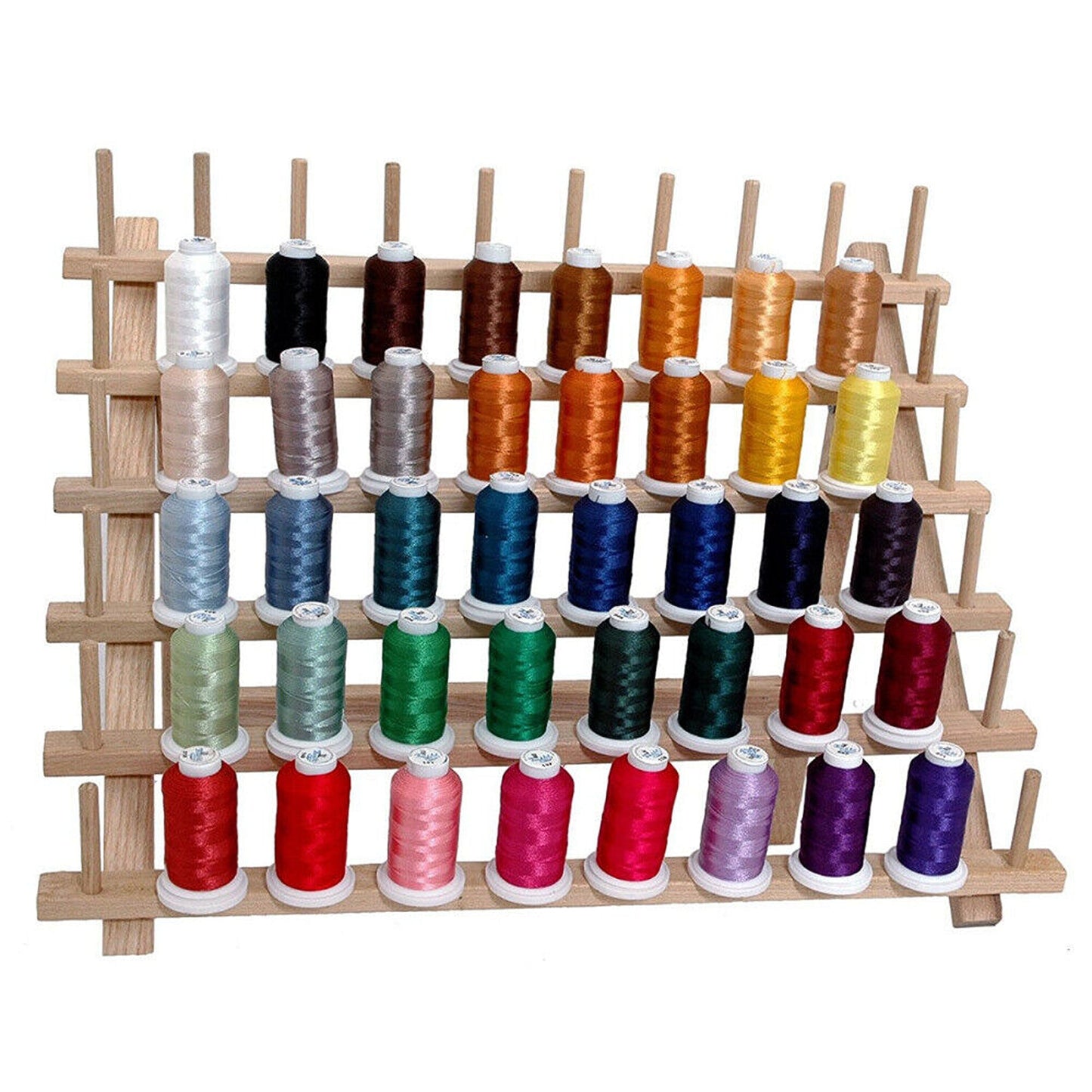 Craft Organizer Foldable Embroidery Thread Holder Sewing Rack
