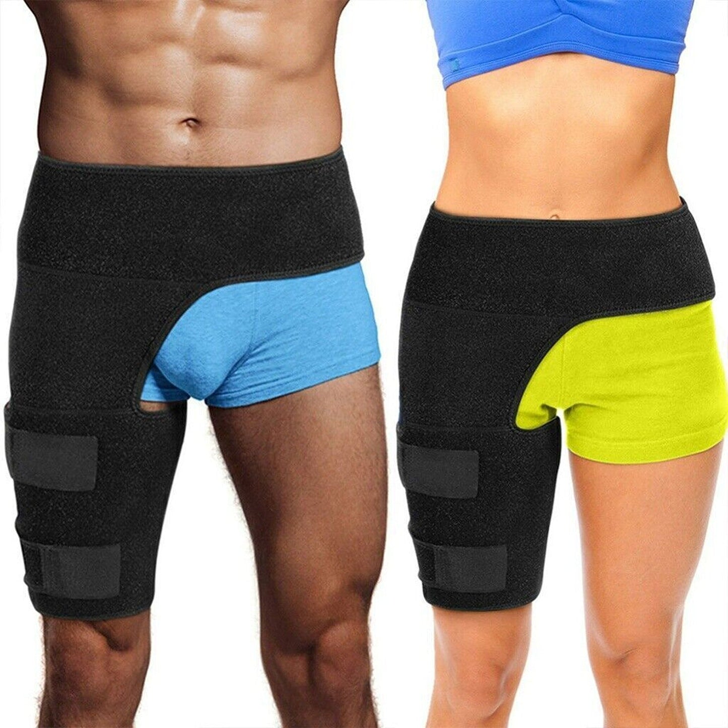 Thigh Groin Support Wrap Compression Hip Brace for Sciatica