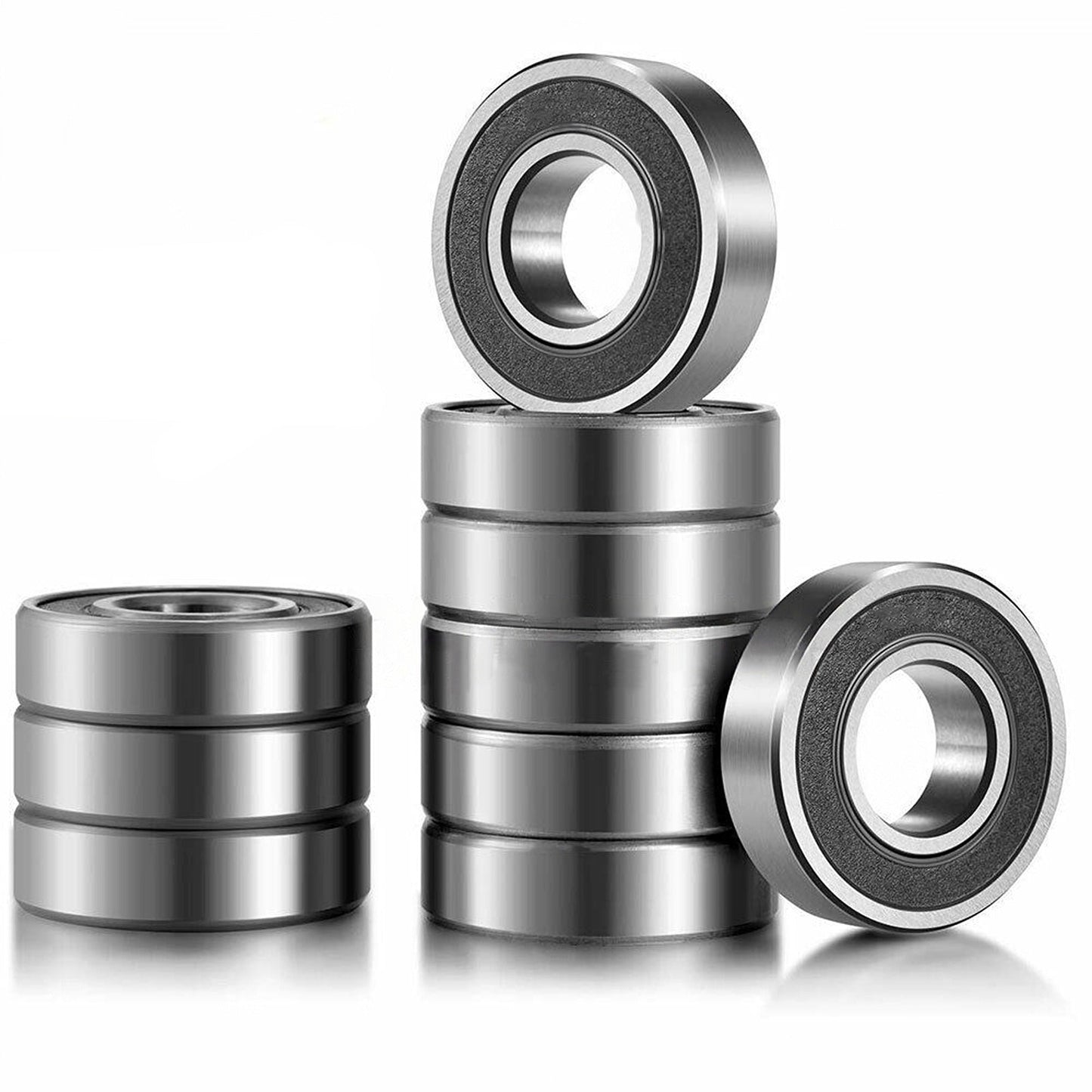 10pcs 608RS Sealed Ball Bearings for Skateboard Roller Scooters