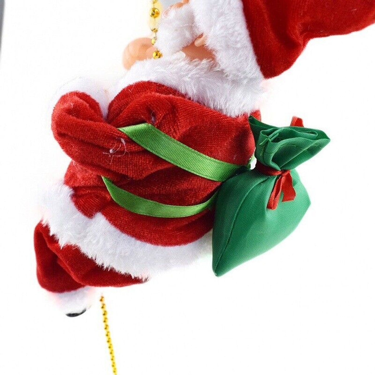 Musical Santa Claus Toy Climbing Rope Ladder Xmas Gift Decor