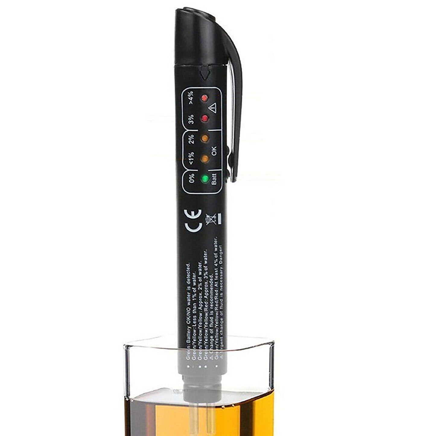 1pc Vehicle Brake Fluid Diagnostic Tester Pen with LED for DOT3/DOT4