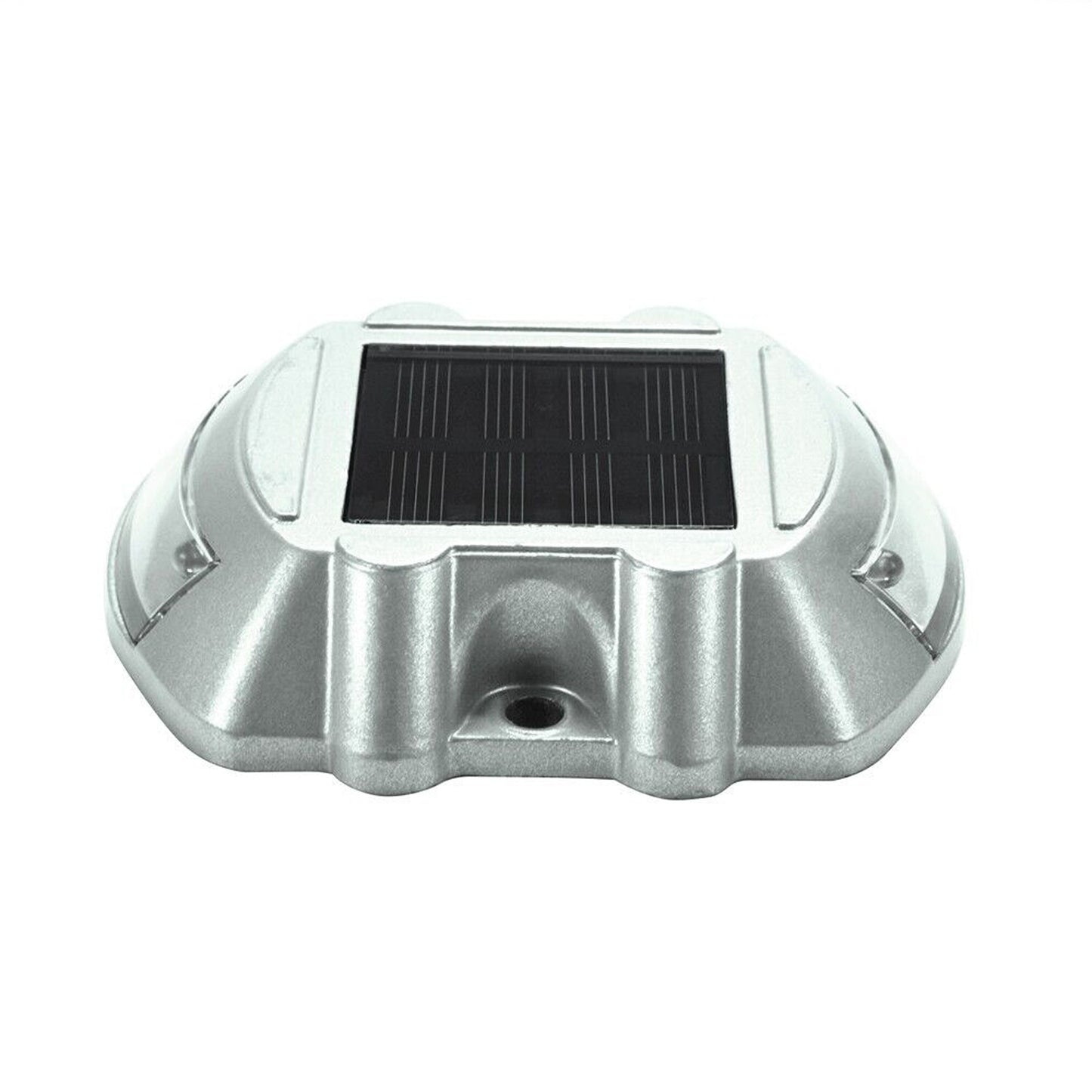 2pcs Blue LED Solar Power Pathway Driveway Light Dock Deck Step Road Outdoor