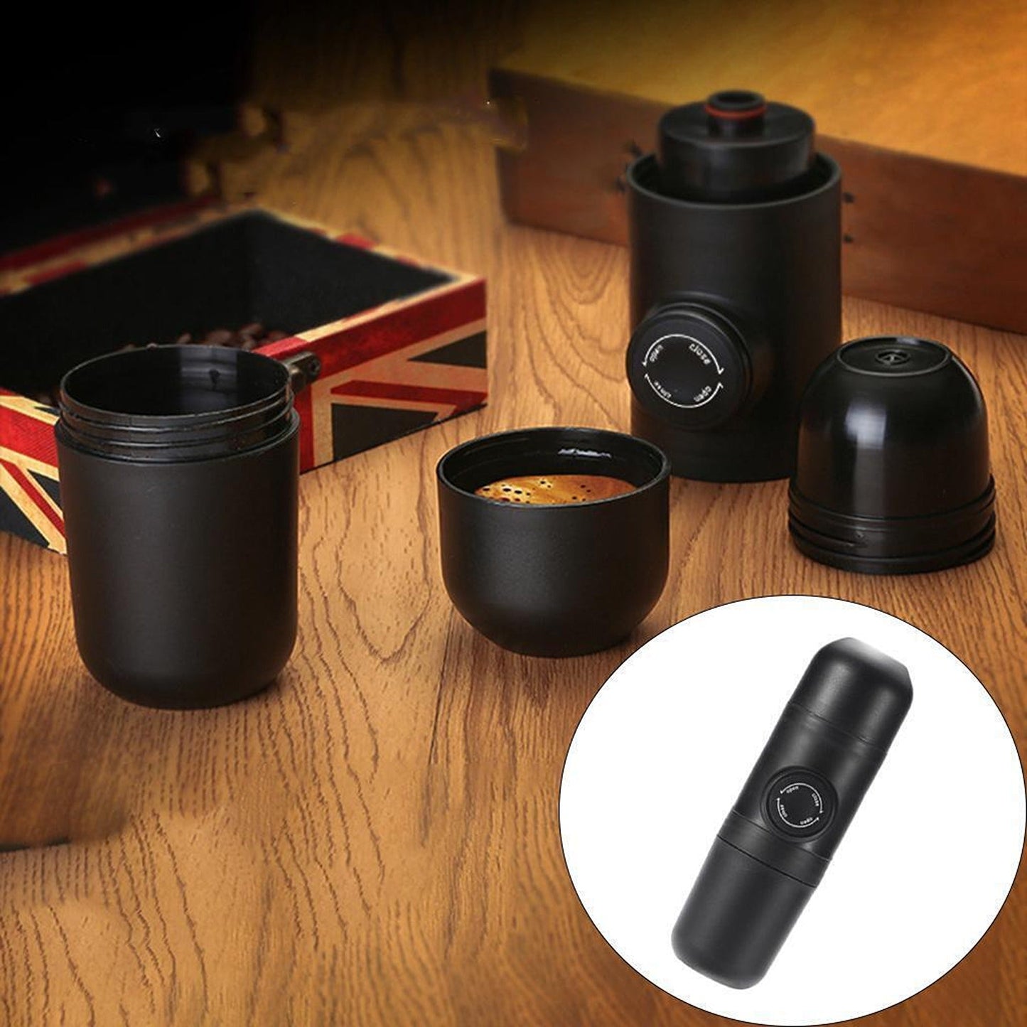 Manual Coffee Maker Portable Espresso Machine for Travel