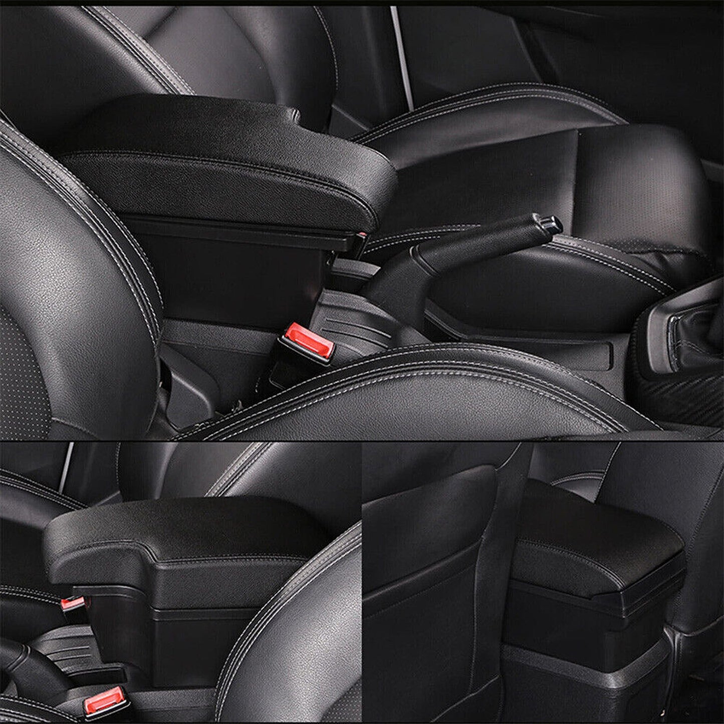 Center Console Armrest Box with USB Charging for MG ZS 2017-2022