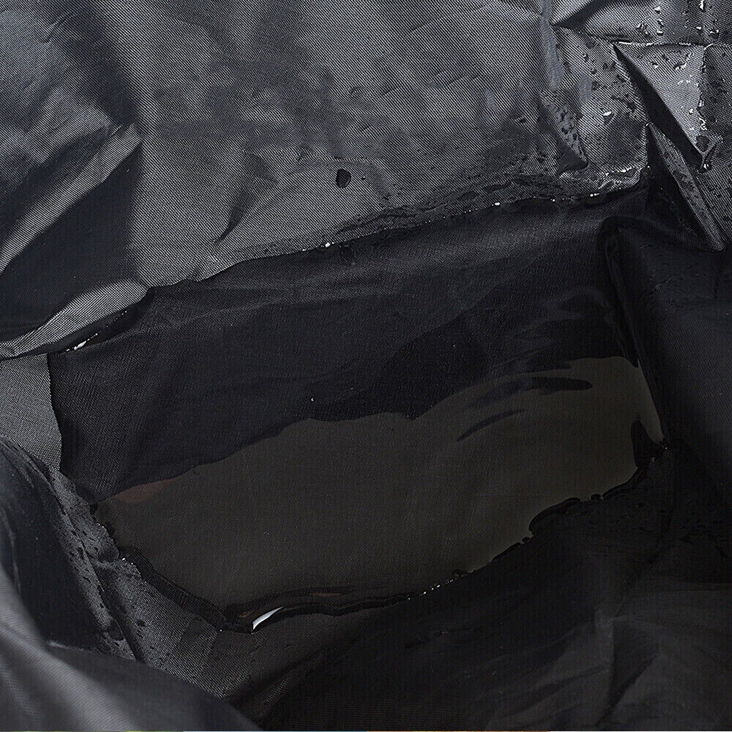 Waterproof Motorcycle Cover for Cruisers Black and Orange