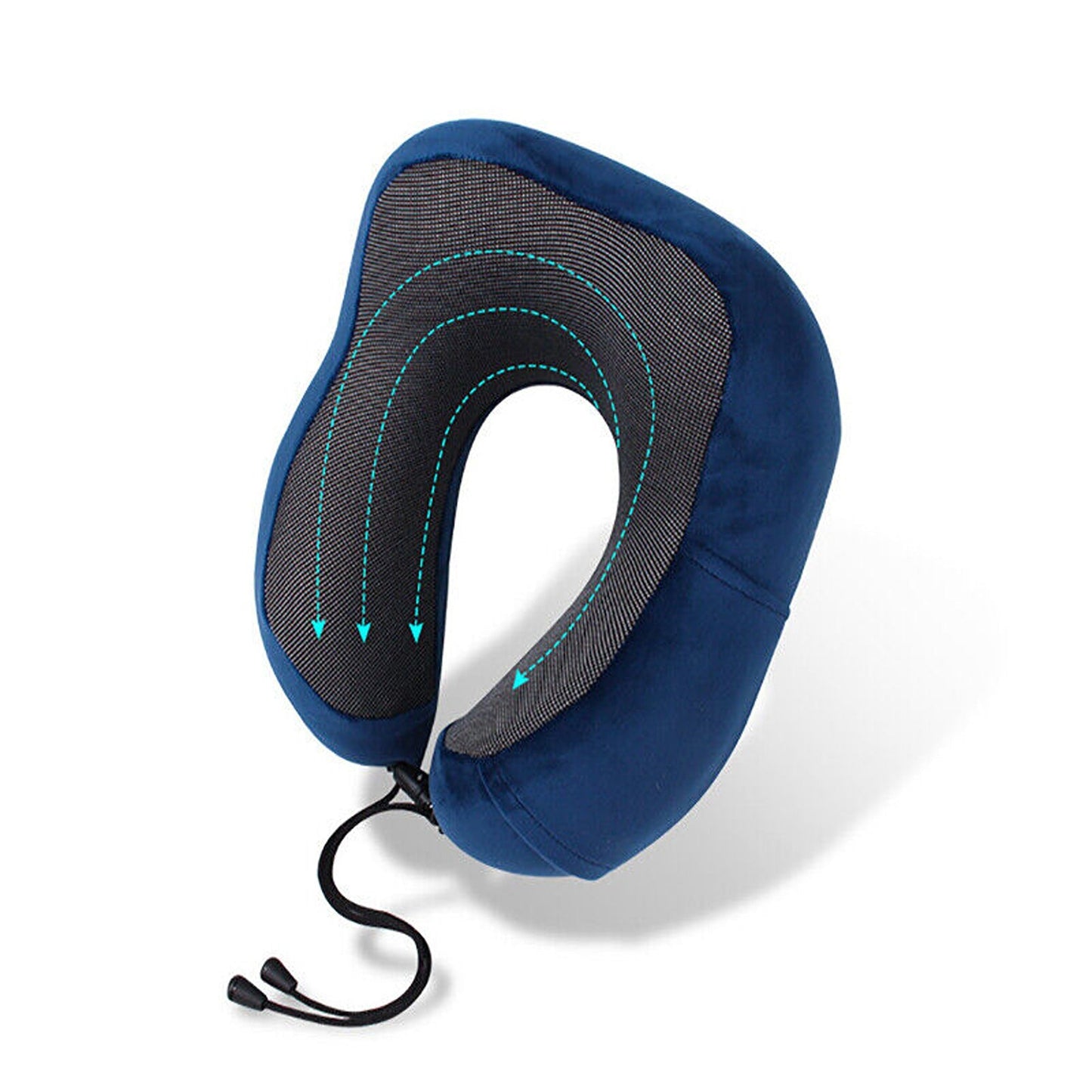 Memory Foam U-Shaped Neck Pillow for Comfortable Travel Sleep