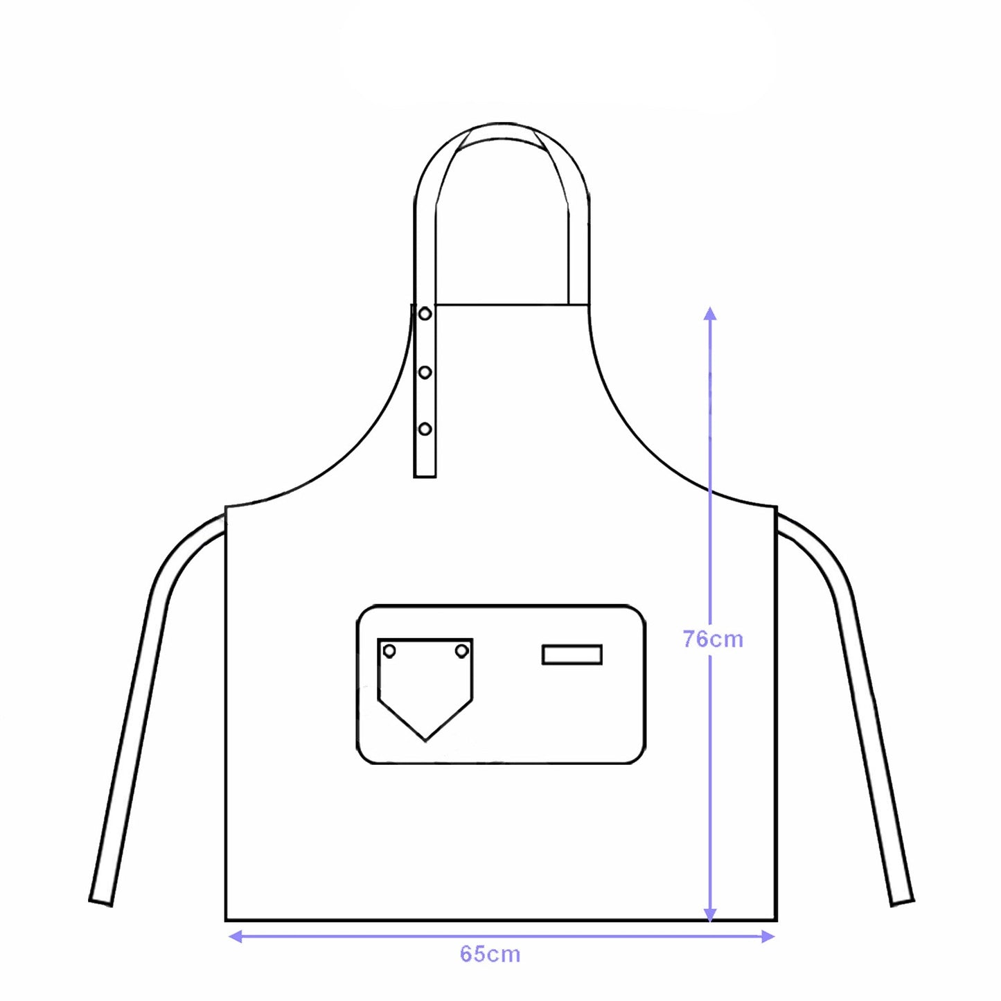 Adjustable Canvas Apron Waterproof Chef and Waiter Kitchen Wear