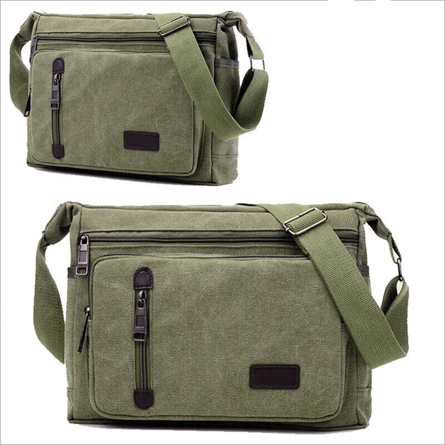 Men Canvas Messenger Bag Retro Shoulder Crossbody Satchel Travel